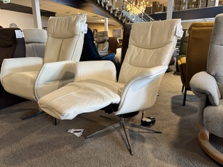 Relaxfauteuil, wit
